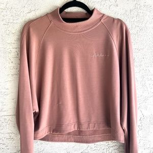 Lululemon French Terry Mock Neck with embroidery